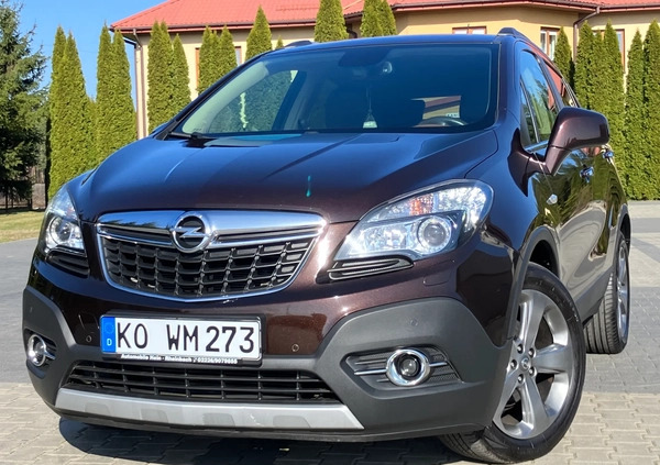 Opel Mokka cena 46900 przebieg: 144673, rok produkcji 2013 z Korfantów małe 154